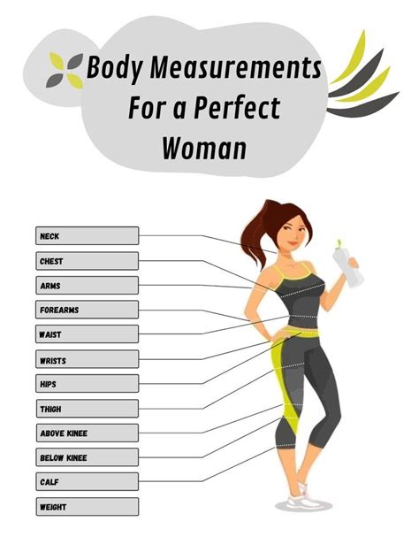 perfect female body measurements